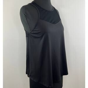 JACK SMITH Women's Golf Tennis Black Jersey Wicking Racerback Tank Top S Small